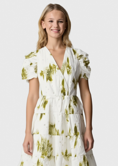 Valērija dress with frill details