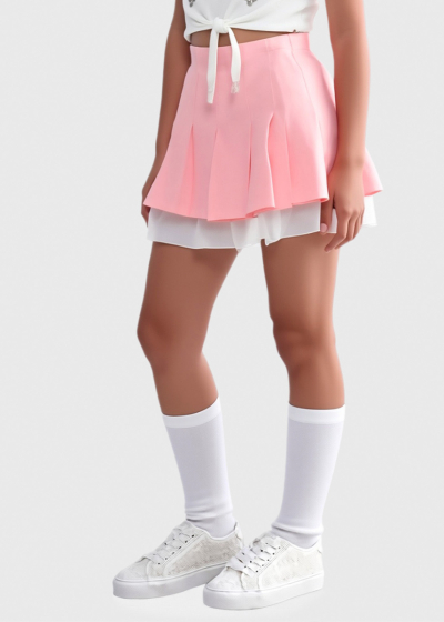 Sagara pink pleated skirt 