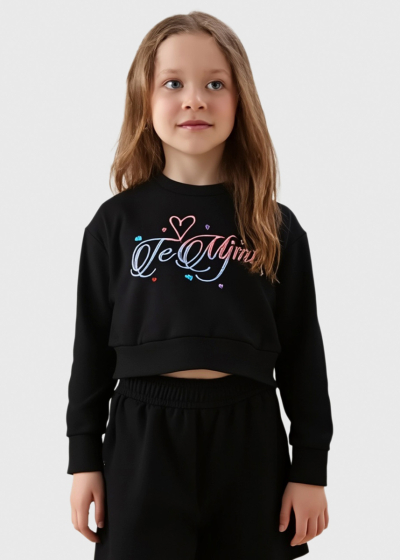 Sevda black suit with sign