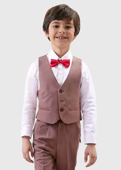 Wiatt коричневый костюм с карманами