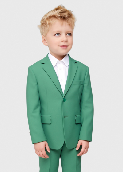 Wiek green suit with pockets