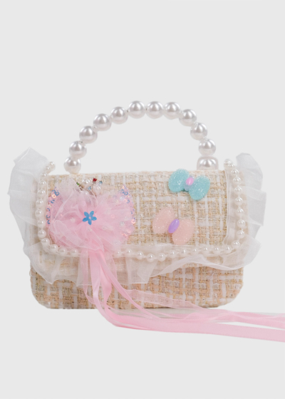 Zeynep beige bag with applique