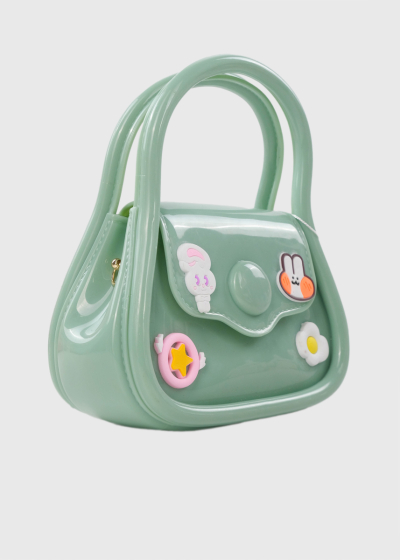 Zalira зеленая сумка с откидным верхом