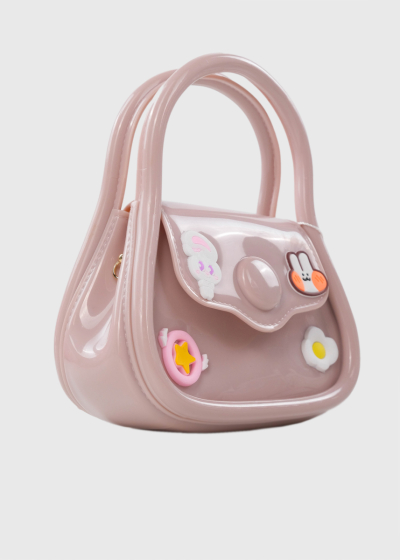 Zeynep beige fold over bag 