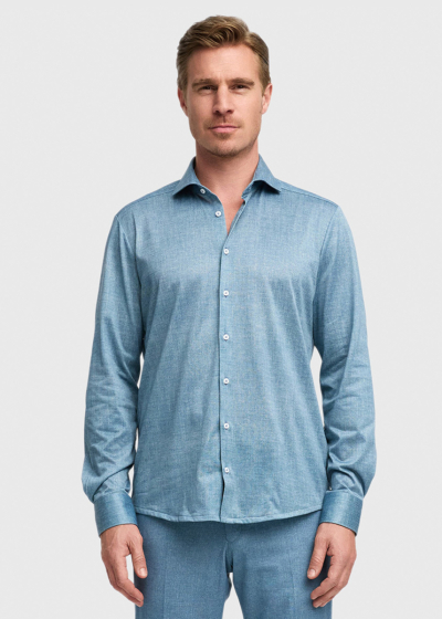 Taeyang blue long sleeve shirt