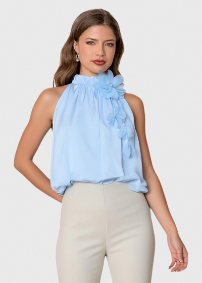 Vlada light blue top