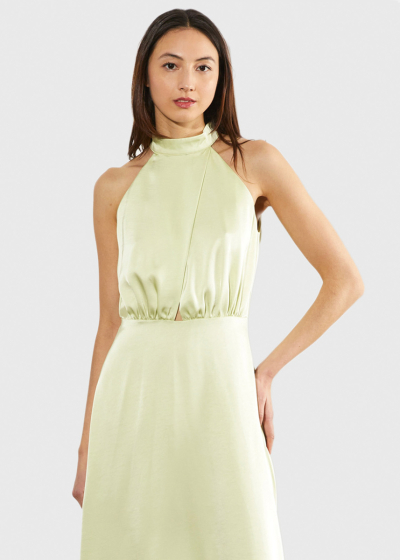 Varya light green evening dress