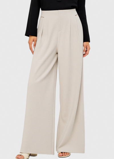 Vusala beige women's pants