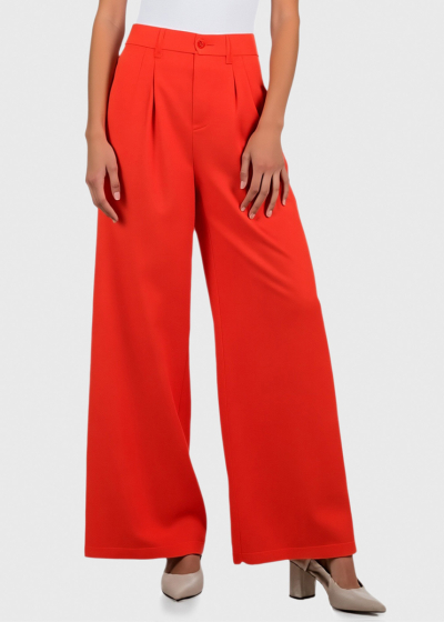 Dorlisa red wide leg pants
