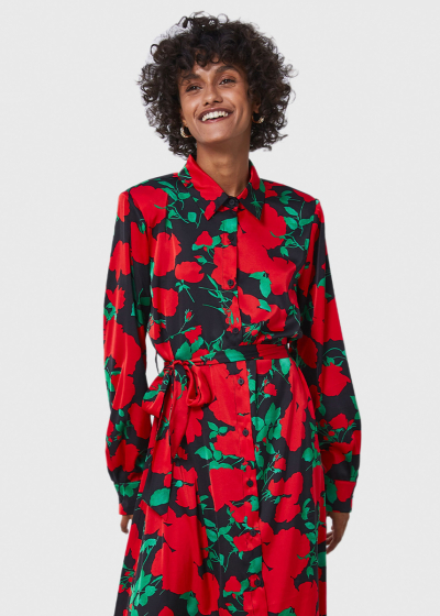 Vasiliki длинное платье с принтом