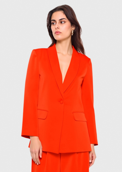 Dorlisa red women's blazer