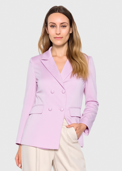 Aigerim pink women's blazer