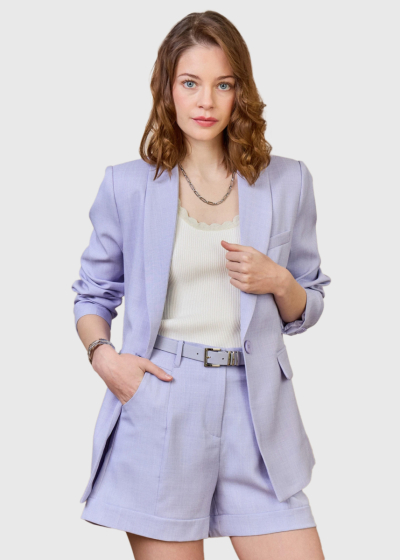 Tala light purple women's blazer