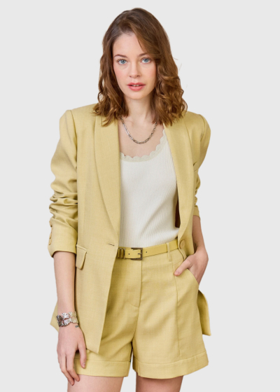 Tala yellow women's blazer