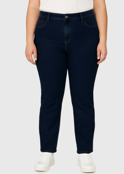 Trudi Plus Size dark blue jeans