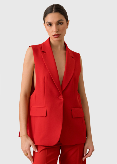 Adel red women's vest