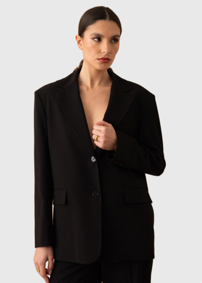 Andreina black oversized blazer