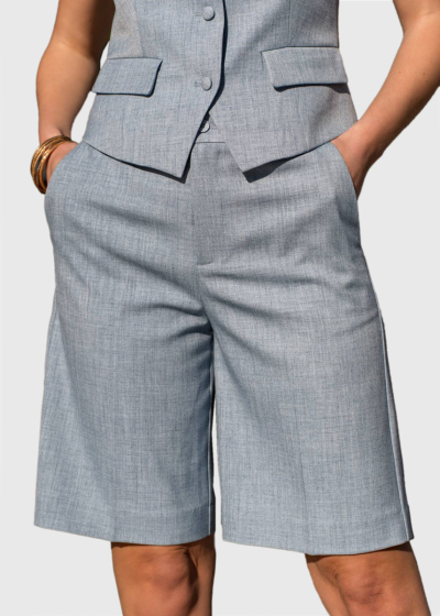 Toriana light blue womens shorts