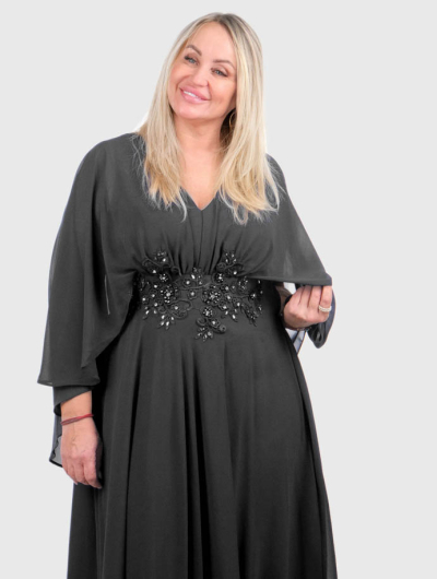 Izzy Plus Size evening dress