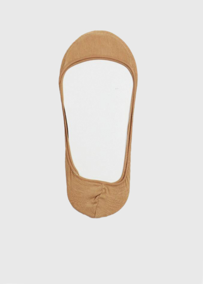 Almara beige women's short socks