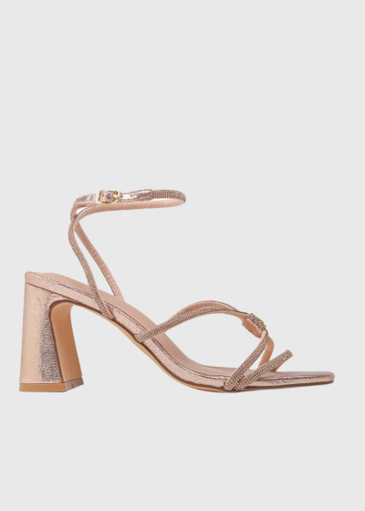 Rossana gold sandals