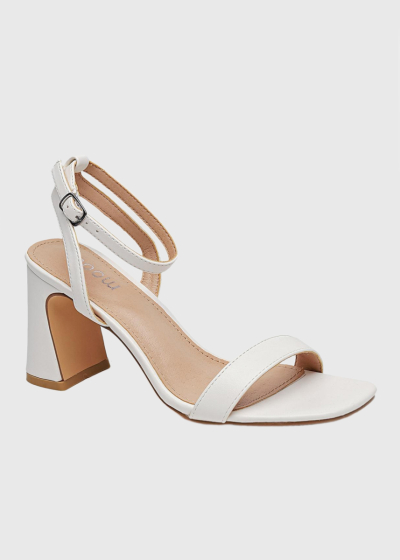Roseanne white sandals
