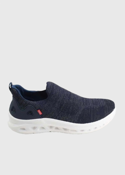 Ain dark blue men's textile sneakers