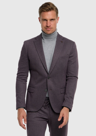 Nicolò dark violet men's blazer