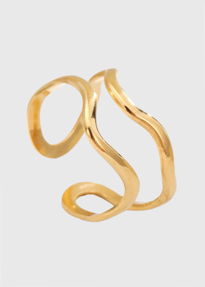 Tyra gold-colored ring 