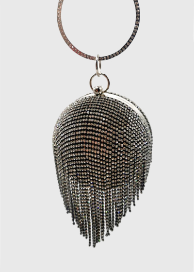 Azana clutch with rhinestones