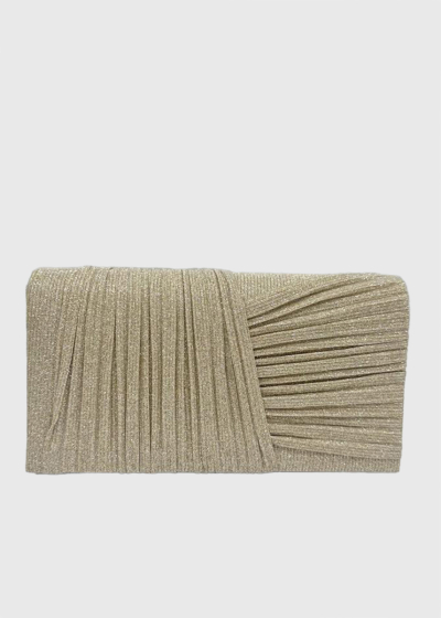 Amori gold sparkle clutch