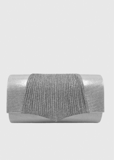 Joana silver sparkle clutch 