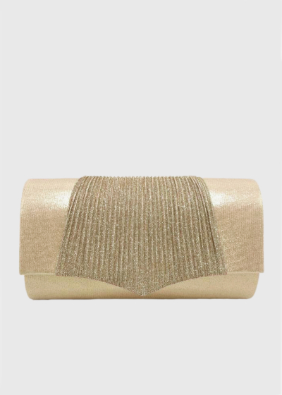 Joana gold sparkle clutch 