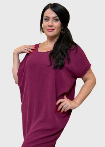 Charlotte tumši violeta kleita