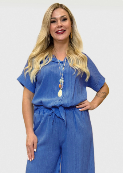 Harper blue women's suit