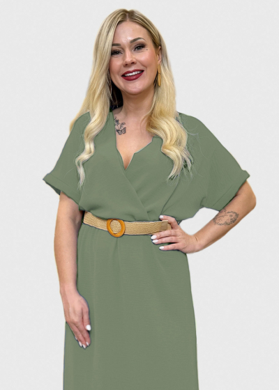 Mia khaki long dress