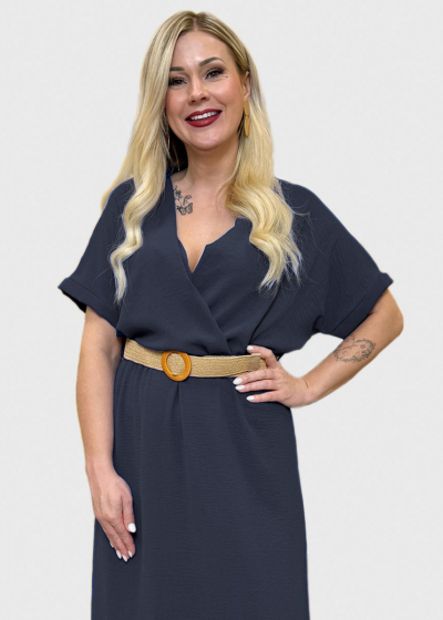 Mia black long dress