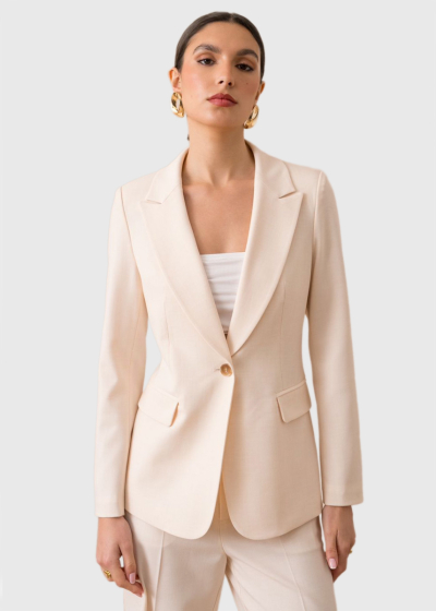 Altina beige women's blazer