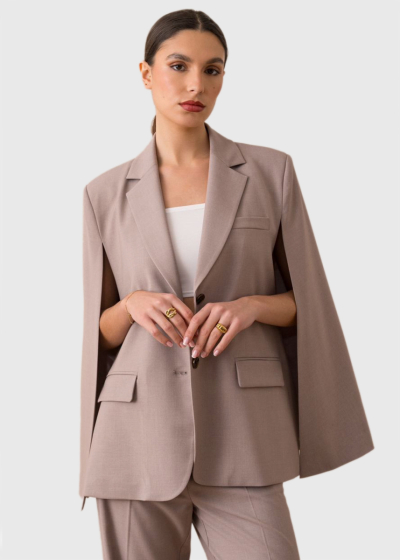 Avalona beige women's blazer