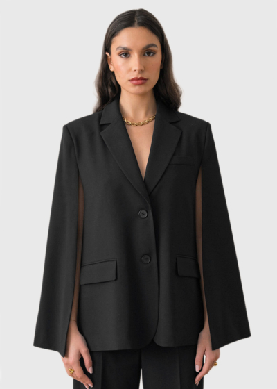 Avalona black women's blazer