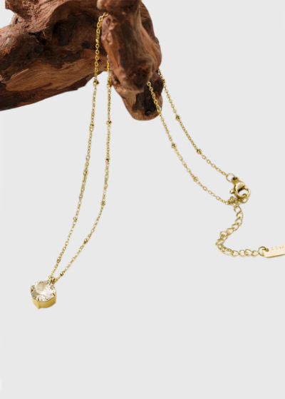 Ceylin gold-colored necklace 