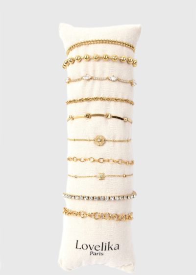 Céline set of gold colored bracelets