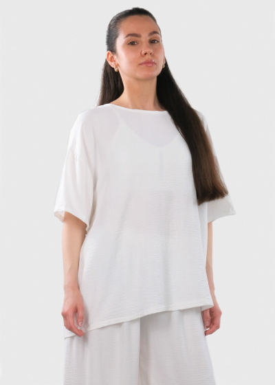 Callisto white oversized suit