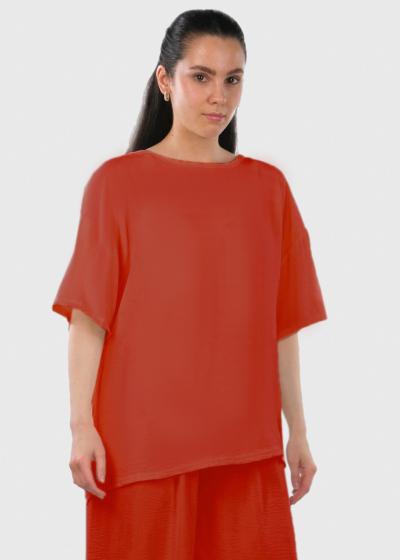 Callisto dark orange oversized suit