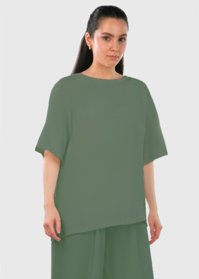 Callisto dark green oversized suit