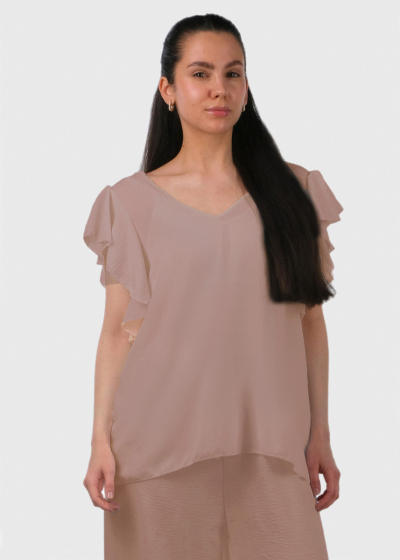 Celia light pink suit