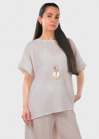 Celia beige women's suit