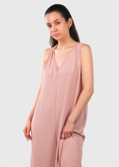 Tiana light pink jumpsuit