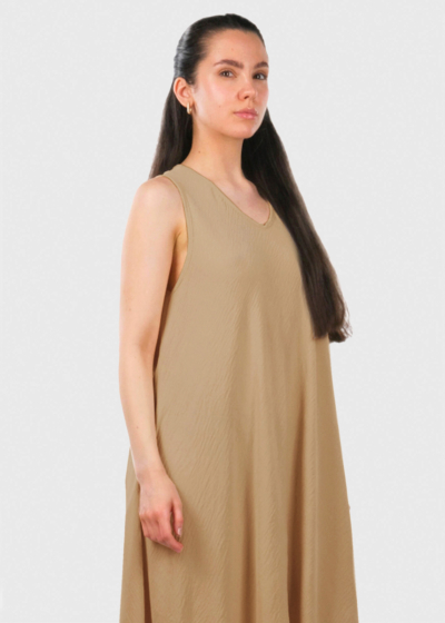 Tala light brown oversized dress