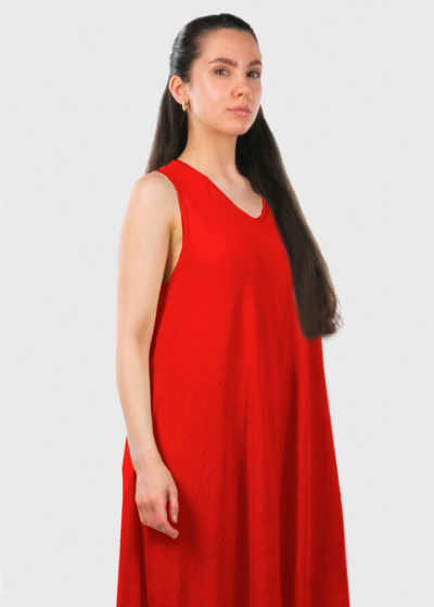 Tala red oversized dress